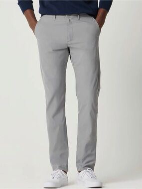 J. Crew Slim Fit Tech Chino Flex Pant in Light Graphite, Size 29×32